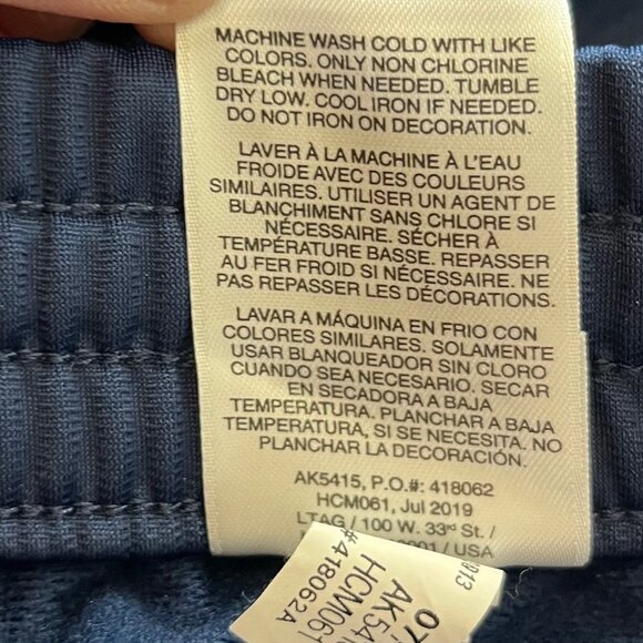 Adidas Sweat Pants Boys Large (14/16) Blue White - Picture 7 of 7